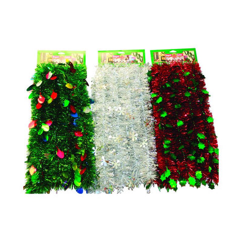 FC Young Multicolored Assorted Garland Hanging Decor 8 in. (Pack of 6)