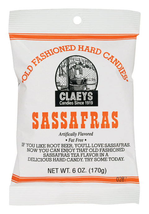 Claeys Old Fashioned Sassafras Hard Candy 6 oz