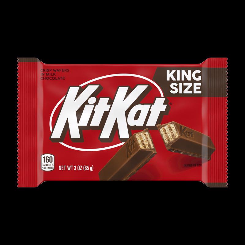 Kit Kat King Size Crisp Wafers in Milk Chocolate Candy Bar 3 oz (Pack of 24)