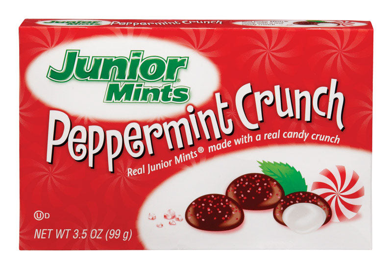 Junior Mints Peppermint Crunch Candy 3.5 oz (Pack of 12)