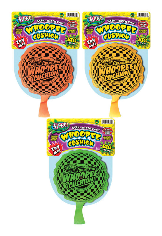 Flarp Whoopee Cushion Assorted 1 pc (Pack of 12)