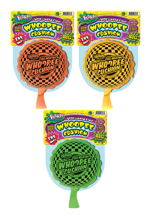 Flarp Whoopee Cushion Assorted 1 pc (Pack of 12)