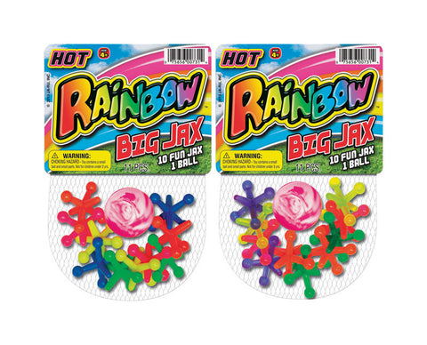 Rainbow Big Jax Assorted 11 pc (Pack of 24)