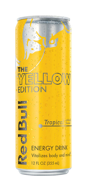 Red Bull The Yellow Edition Tropical Energy Drink 12 oz (Pack of 24)