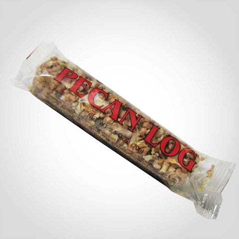 Crown Pecan Log Candy Bar 2.5 oz (Pack of 12)