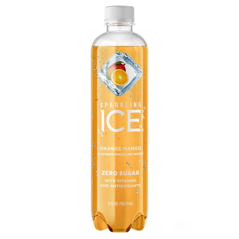 Sparkling Ice Orange Mango Carbonated Water 17 oz 1 pk (Pack of 12)