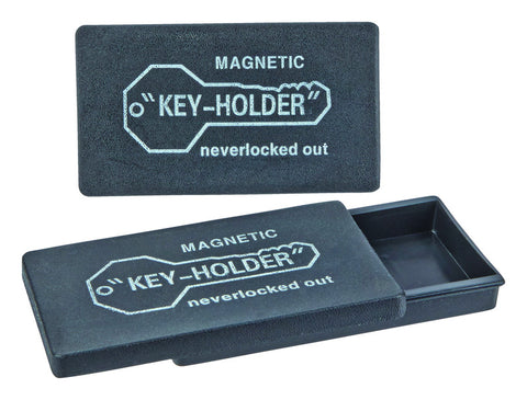 Home Plus Black Plastic Magnetic Key Box 3 in. 1.7 in. 0.6 in. (Pack of 12)