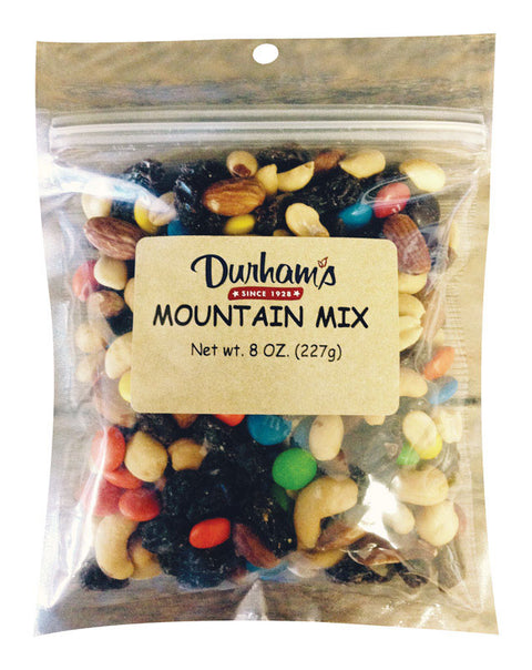 Durhams Nuts, Raisins, Chocolate Trail Mix 8 oz Bagged (Pack of 12)