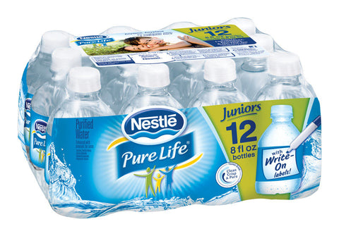 Nestle Waters Pure Life Bottled Water 8 oz 12 pk (Pack of 2)