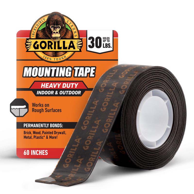 Gorilla 60 in. L X 1 in. W Double-Sided Mounting Tape (Pack of 6)