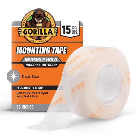 Gorilla 60 in. L X 1 in. W Double-Sided Mounting Tape (Pack of 6)