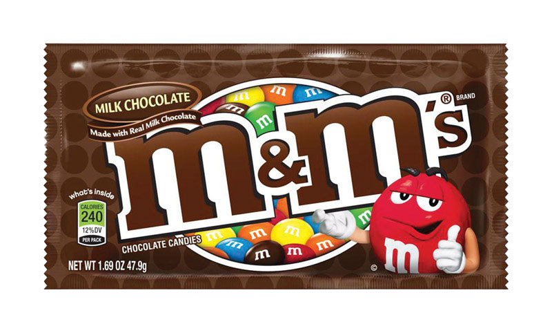 M&M's Milk Chocolate Chocolate Candies 1.69 oz (Pack of 36)