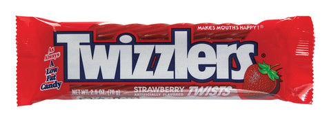Twizzlers Twists Strawberry Liquorice 2.5 oz (Pack of 18)