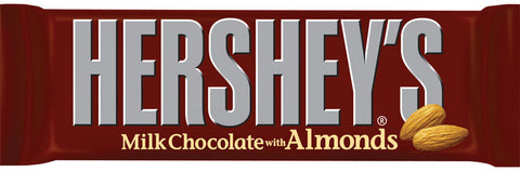 Hershey's Milk Chocolate with Almonds Candy Bar 1.45 oz (Pack of 36)
