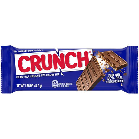 Crunch Milk Chocolate with Crisped Rice Candy Bar 1.55 oz (Pack of 36)