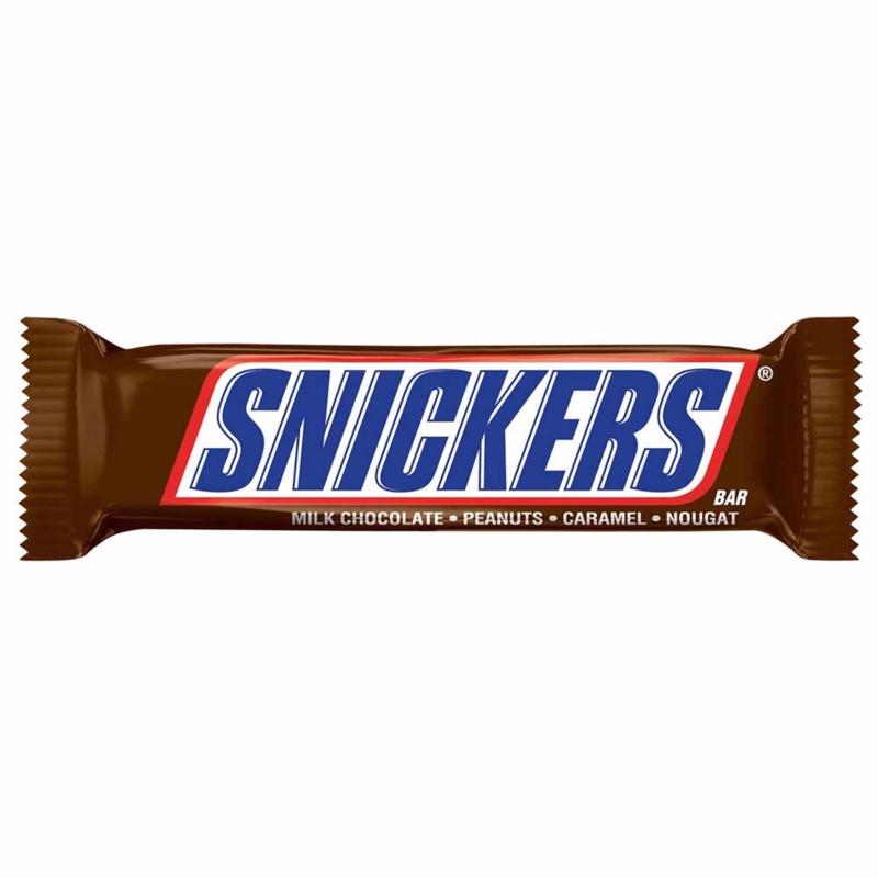 Snickers Milk Chocolate, Peanuts, Caramel and Nougat Candy Bar 1.86 oz (Pack of 48)