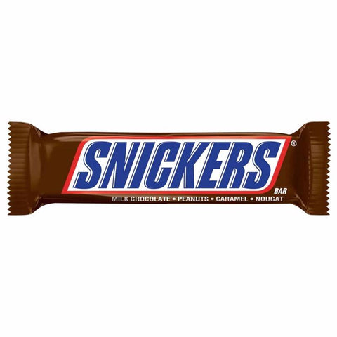 Snickers Milk Chocolate, Peanuts, Caramel and Nougat Candy Bar 1.86 oz (Pack of 48)