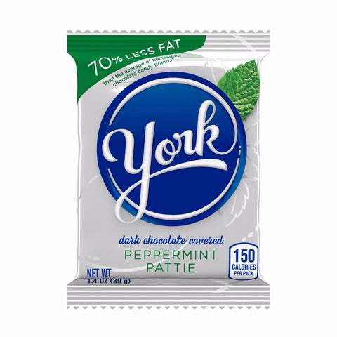 York Chocolate Peppermint Pattie 1.4 oz (Pack of 36)