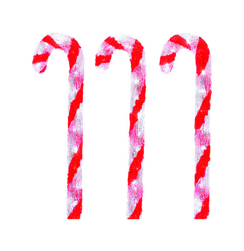Illumax Plug-In Candy Cane Yard Decor