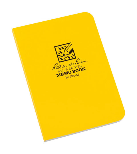 Rite in the Rain 3-1/2 in. W X 5 in. L Perfect Bound Yellow Memo Book (Pack of 6)