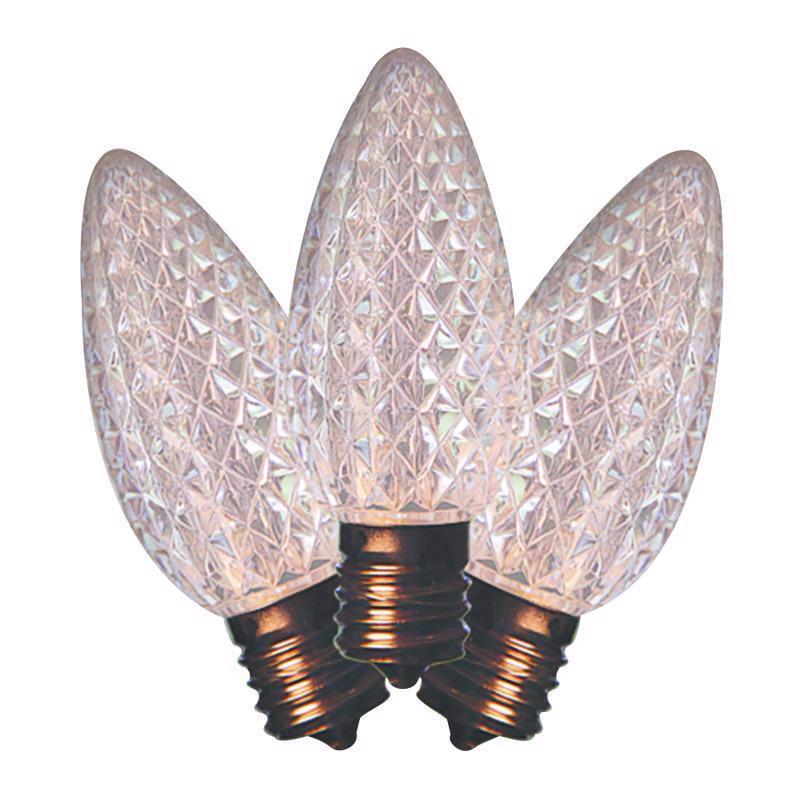 Bombillas de repuesto LED C9 Holiday Bright Lights blanco puro, 25 uds.