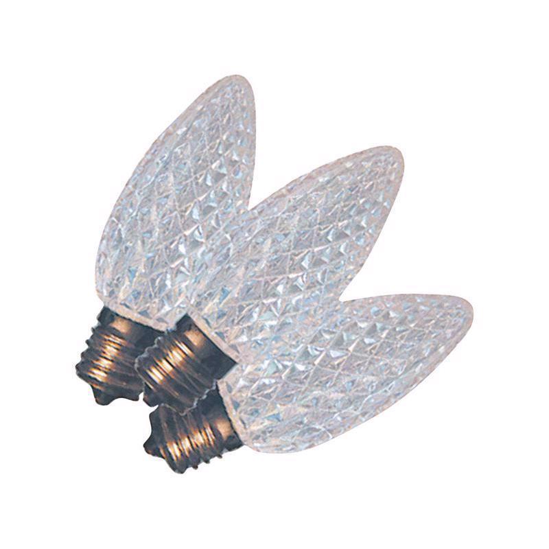 Bombillas de repuesto LED C9 Holiday Bright Lights blanco frío, 25 uds.