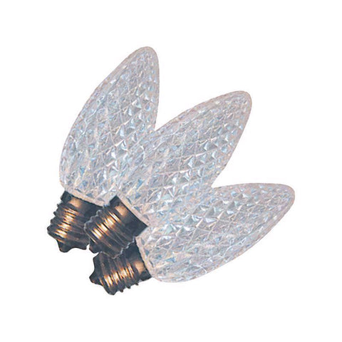 Bombillas de repuesto LED C9 Holiday Bright Lights blanco frío, 25 uds.