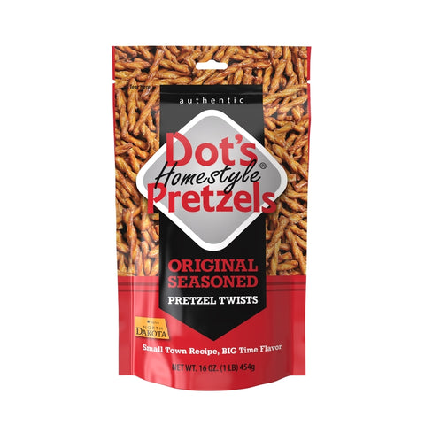 Dot's Homestyle Original Pretzels 16 oz Bagged (Pack of 10)