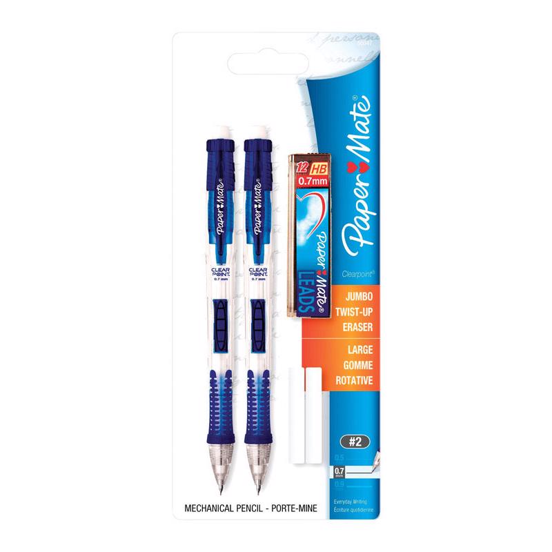 Paper Mate Clearpoint #2HB 0.7 mm Mechanical Pencil 2 pk (Pack of 6)