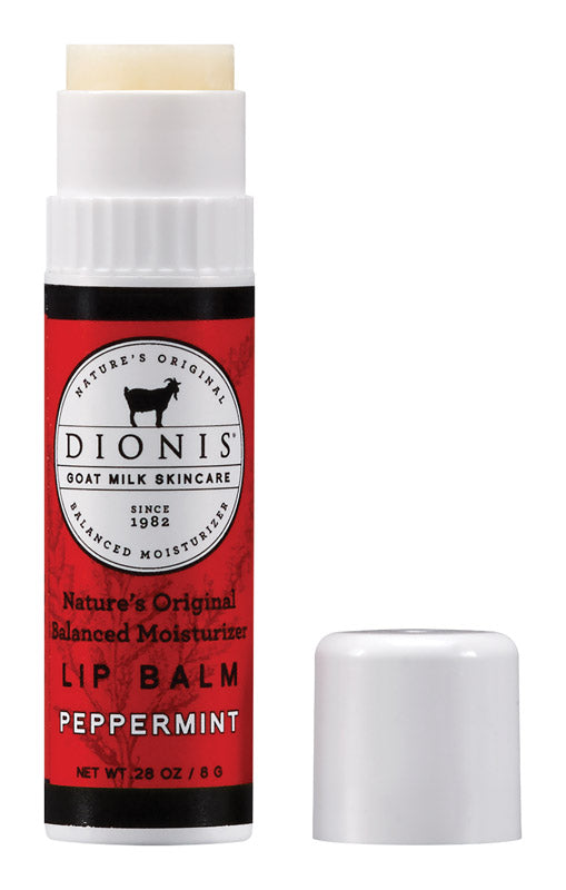 Dionis Goat Milk Skincare Peppermint Scent Lip Balm 0.28 oz 1 pk (Pack of 6)