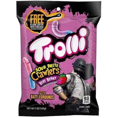 Trolli Sour Brite Crawlers Very Berry Gummi Candy 5 oz