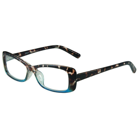 Envy Tulip Reading Glasses Women's Tortoise/Blue Frame +1.75 Strength (Pack of 12)