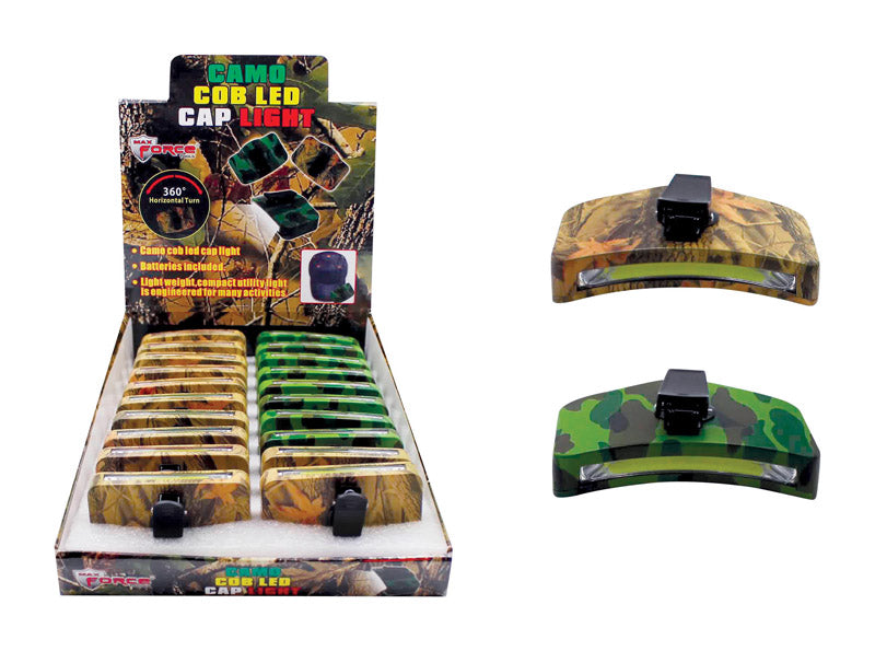 Diamond Visions Cob 200 lm Camouflage LED Cap Light AAA Battery (Pack of 20)