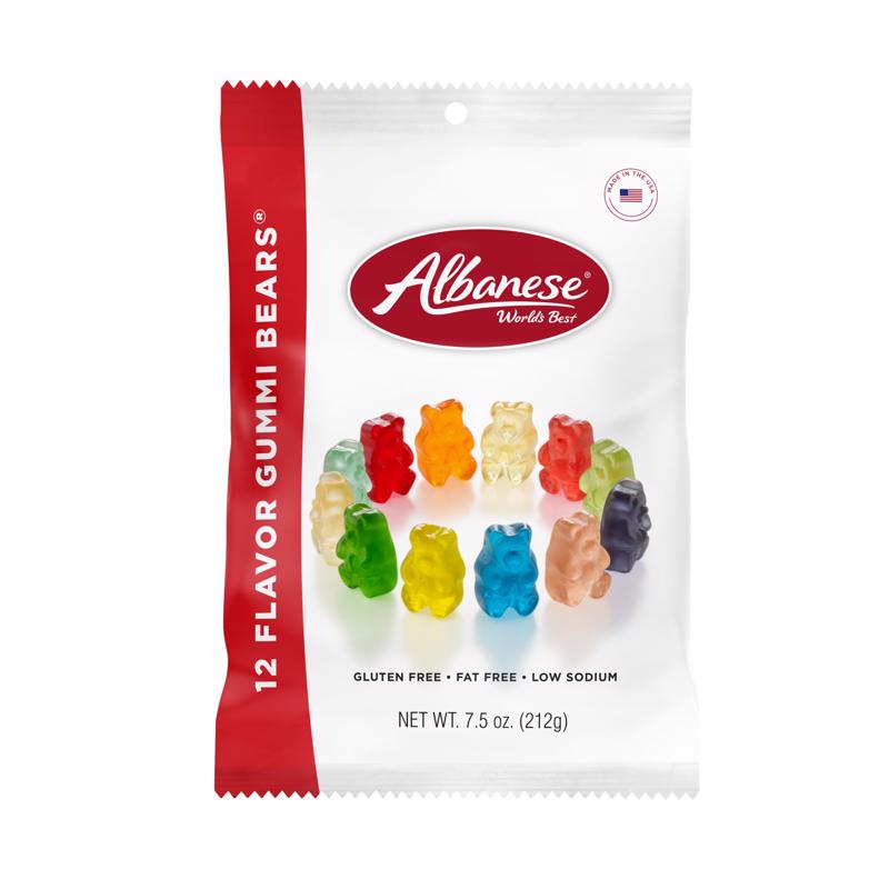 Albanese Assorted Gummi Bears 7.5 oz (Pack of 12)