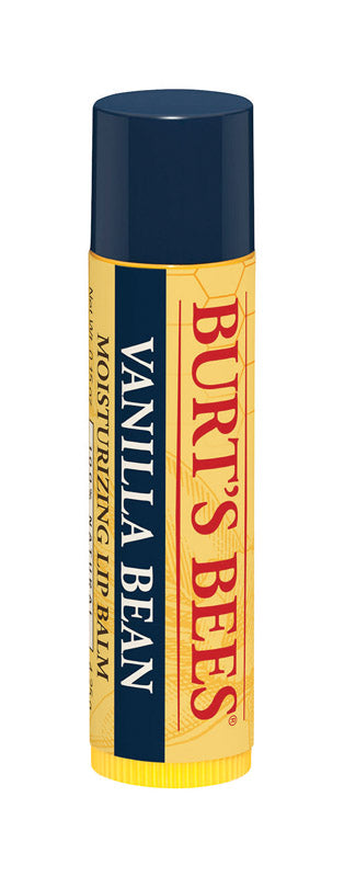 Burt's Bees Vanilla Bean Scent Lip Balm 0.15 oz 1 pk (Pack of 12)