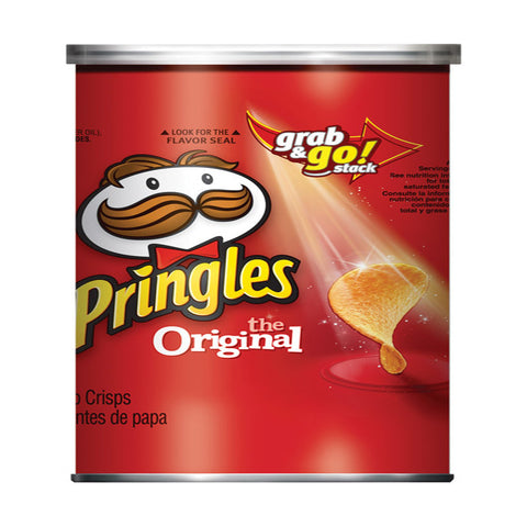 Pringles Original Chips 2.36 oz Can (Pack of 12)