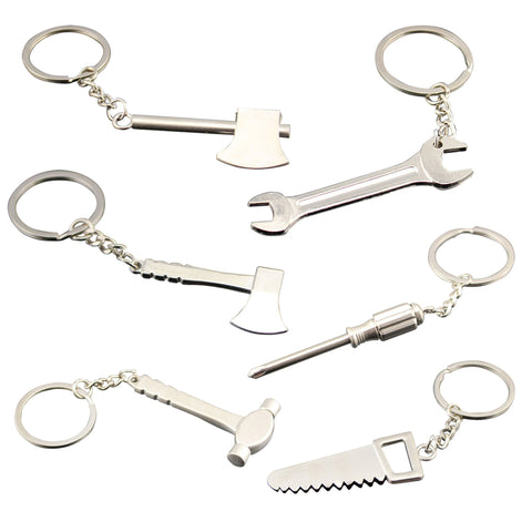 Home Plus Metal Silver Key Ring (Pack of 48)