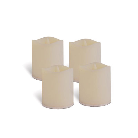 Gerson Everlasting Glow White No Scent LED Candle Votive Candles