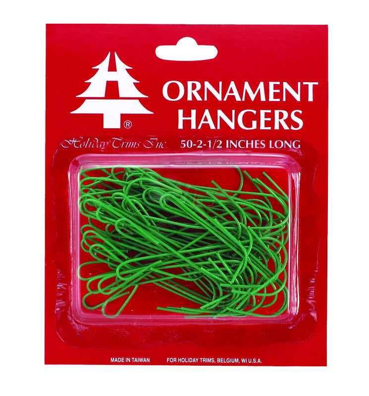 Holiday Trims 2-1/5 in. Ornament Hooks 50 pk (Pack of 72)