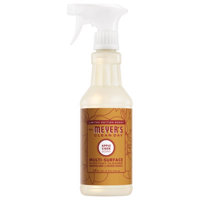 Mrs. Meyer's Clean Day Apple Cider Scent Organic Multi-Surface Cleaner Liquid 16 oz (Pack of 6)