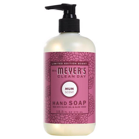 Mrs. Meyer's Clean Day Organic Mum Scent Liquid Hand Soap 12.5 oz (Pack of 6)