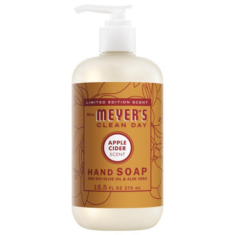 Mrs. Meyer's Clean Day Apple Cider Scent Liquid Hand Soap 12.5 oz (Pack of 6)