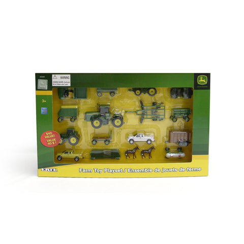TOMY John Deere Set de juguetes de vehículos surtidos 20 piezas