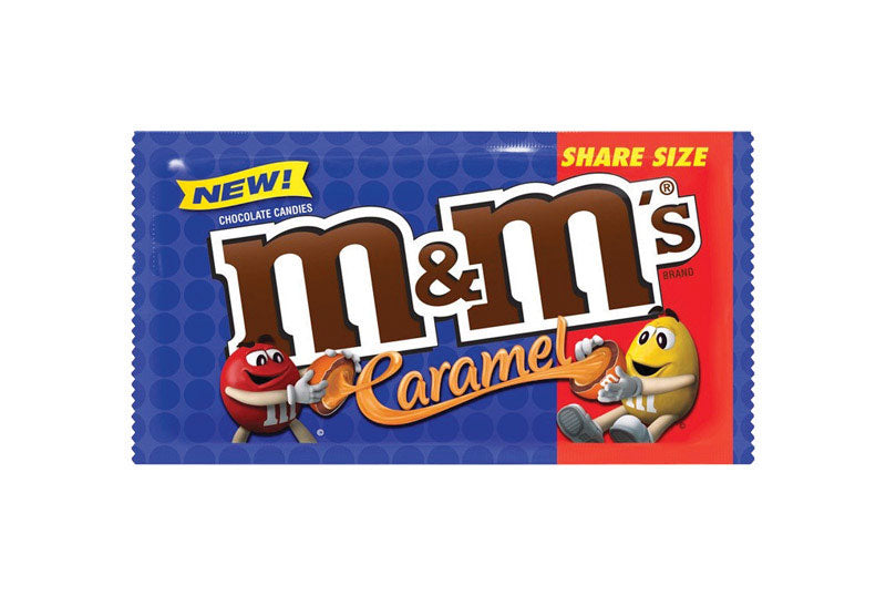 M&M's Caramel Chocolate Candies 2.83 oz (Pack of 24)