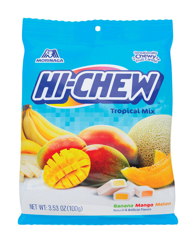 Hi-Chew Tropical Mix Tropical Chewy Candy 3.53 oz (Pack of 6)