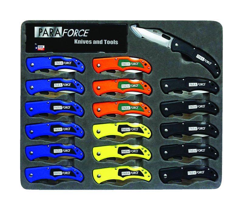 AccuSharp PARAFORCE Assorted 420 Steel > 6 in. Folding Knife (Pack of 18)