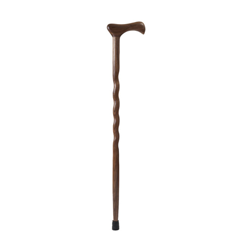 Brazos Walking Sticks 37 in. Brown Wood Cane