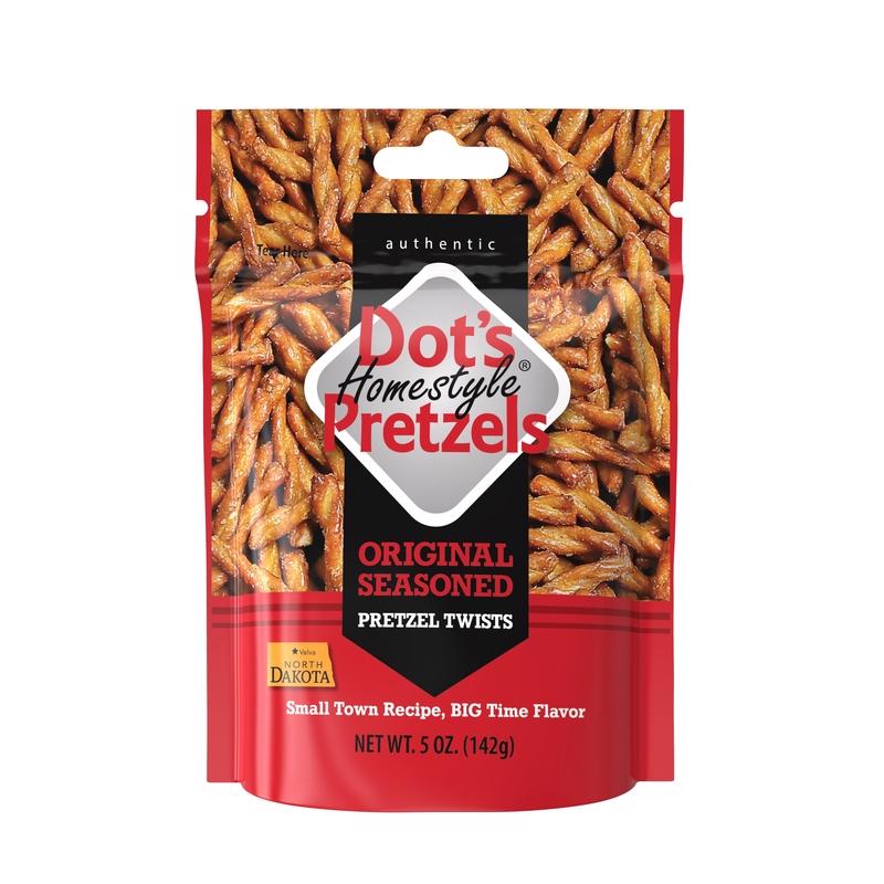 Dot's Homestyle Original Pretzels 5 oz Bagged (Pack of 10)