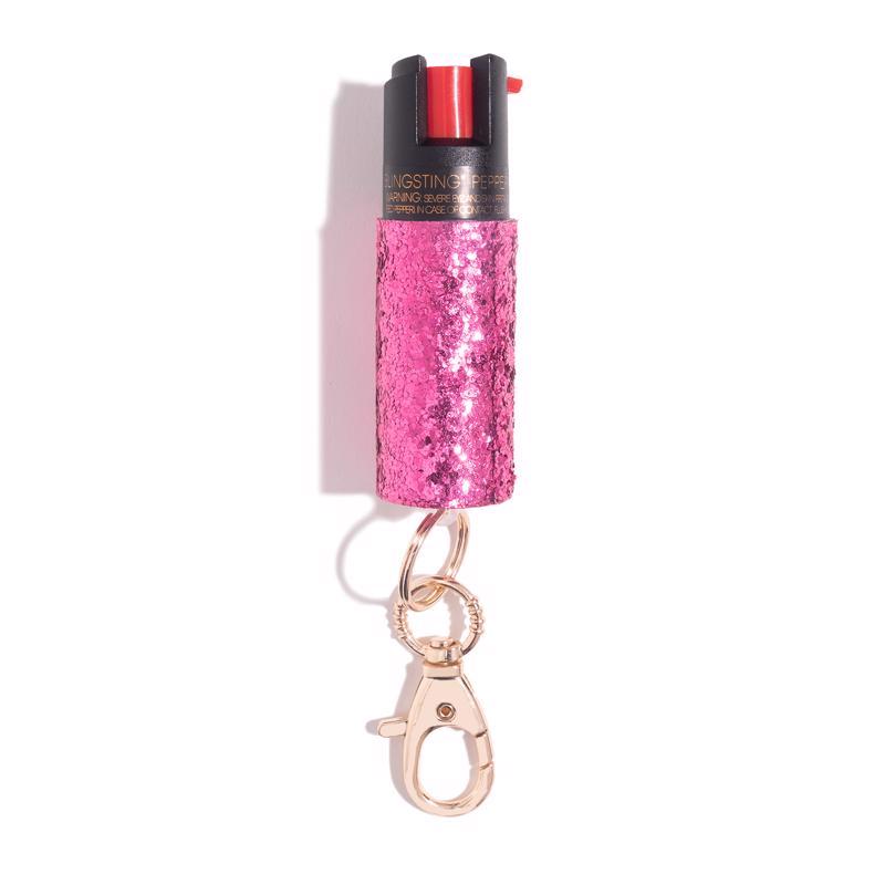 Blingsting Pink Plastic Pepper Spray (Pack of 4)