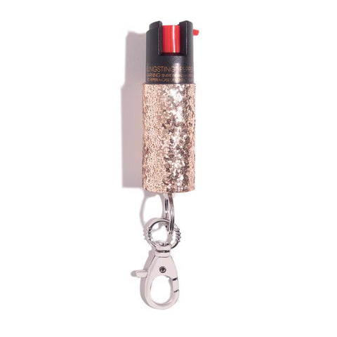 Blingsting Rose Gold Plastic Pepper Spray (Pack of 4)